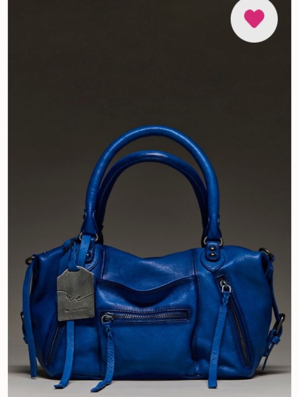 We The Free Hot Pink Leather Satchel